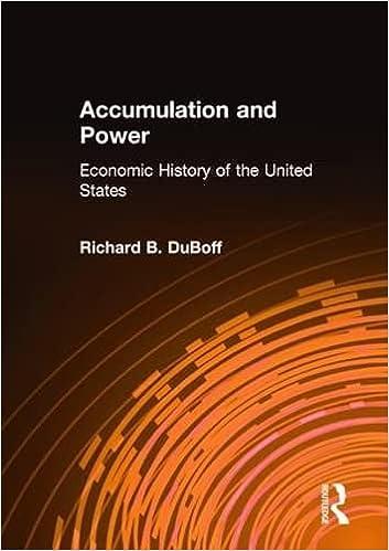 accumulation and power economic history of the united states 1st edition richard b. duboff 9780873325592,