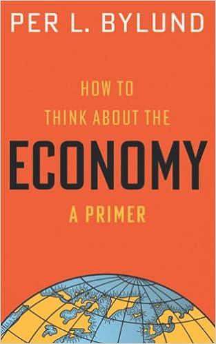 how to think about the economy a primer 1st edition per bylund 1610167554, 978-1610167550