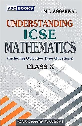 understanding icse mathematics class x 1st edition m. l. aggarwal 8177395645, 978-8177395648