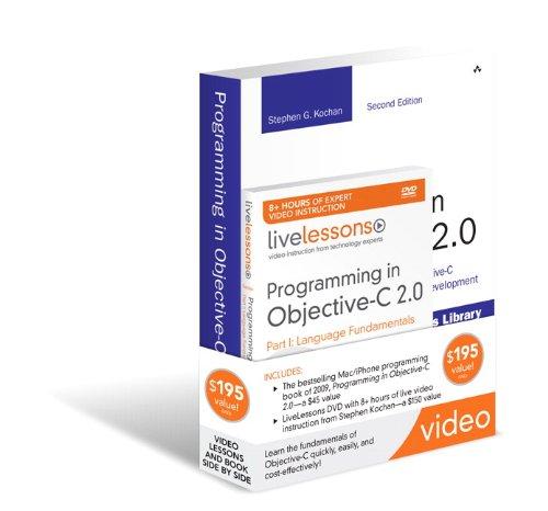 programming in objective c 2  livelessons part 1 2nd edition stephen g. kochan 0321647718, 978-0321647719