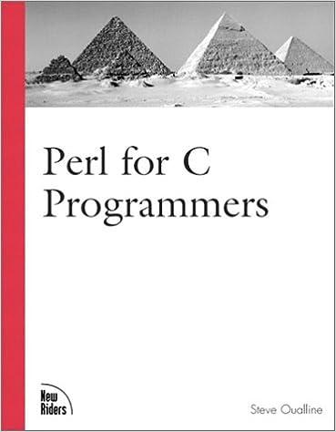 perl for c programmers 1st edition steve oualline 073571228x, 978-0735712287