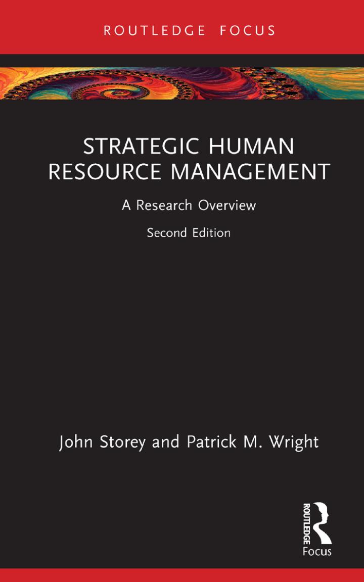 strategic human resource management a research overview 2nd edition john storey, patrick m. wright