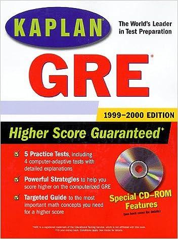 gre 1999-2000 2000 edition kaplan 0684856689, 978-0684856681