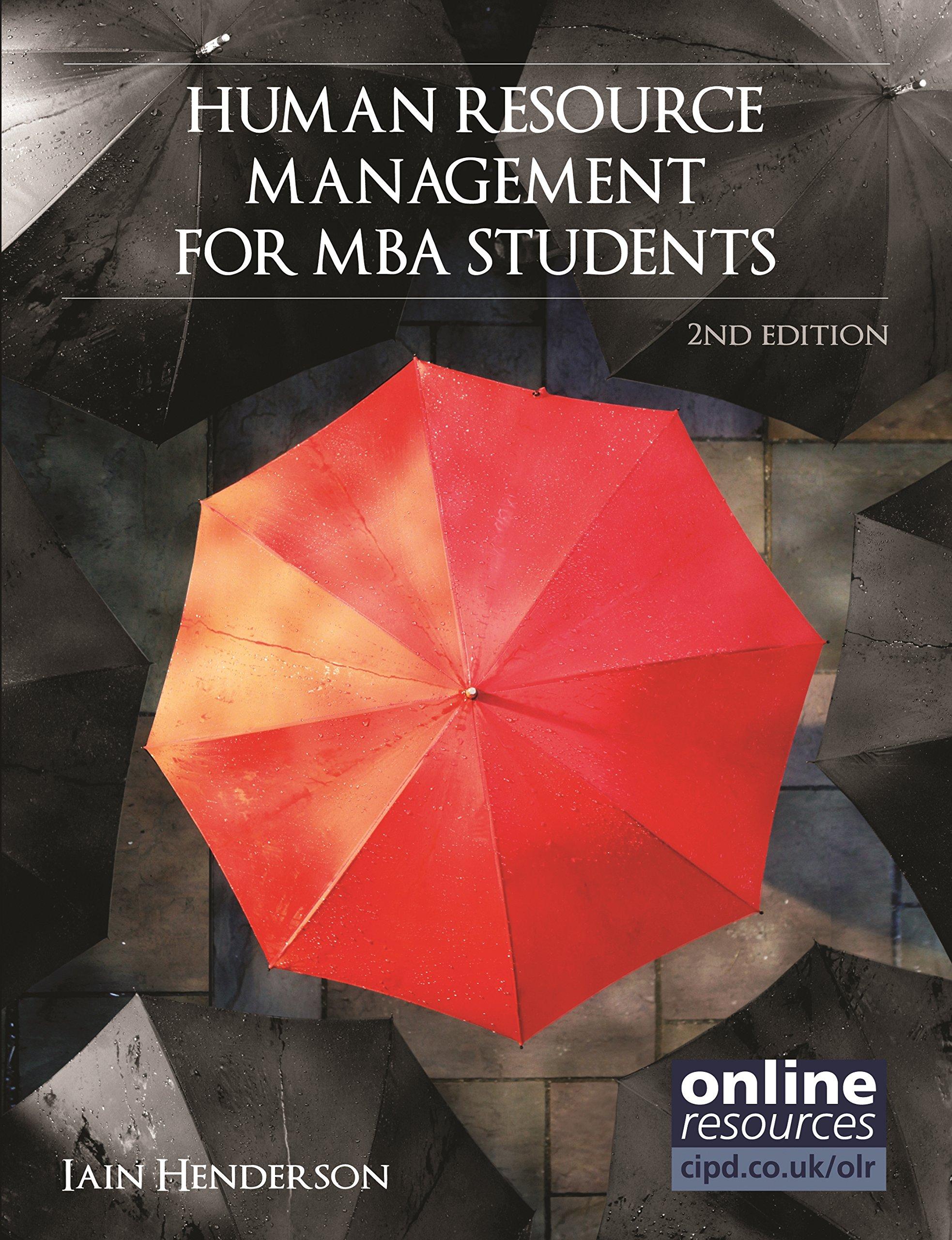human resource management for mba students 2nd edition iain henderson 184398265x, 978-1843982654