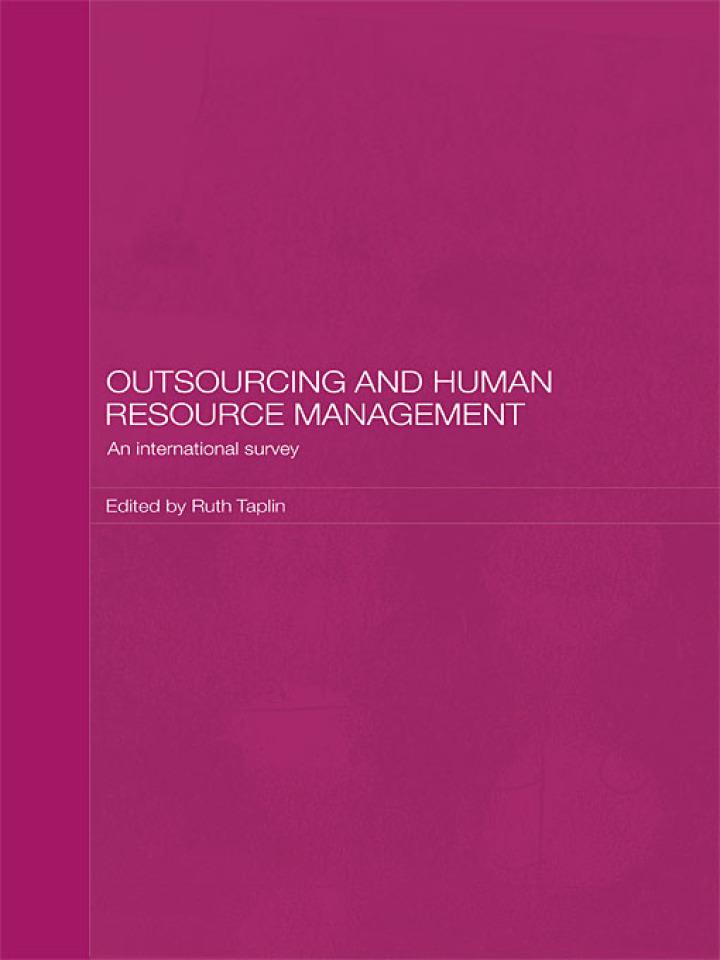 outsourcing and human resource management an international survey 1st edition ruth taplin 0415428912,