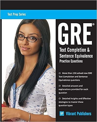 gre text completion and sentence equivalence practice questions 1st edition vibrant publishers 1490318674,