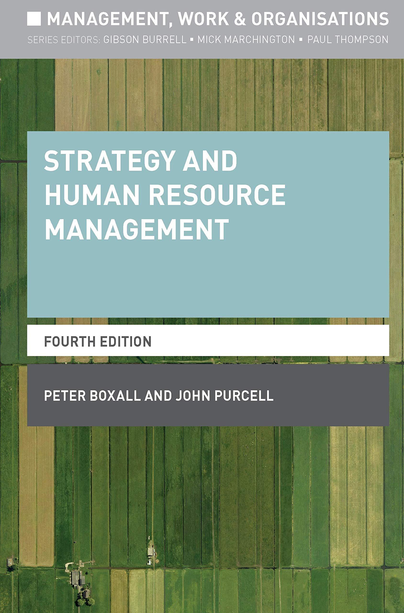 strategy and human resource management 4th edition john purcell, peter boxall 1137407638, 978-1137407634