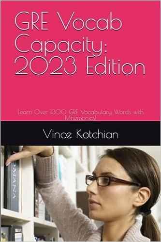 gre vocab capacity 2023 edition vince kotchian, brian mcelroy b0bs8q12y3, 979-8430895792