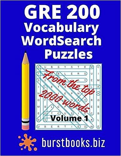 gre 200 vocabulary word search puzzles volume 1 1st edition burst books b0863rryx4, 979-8627940076