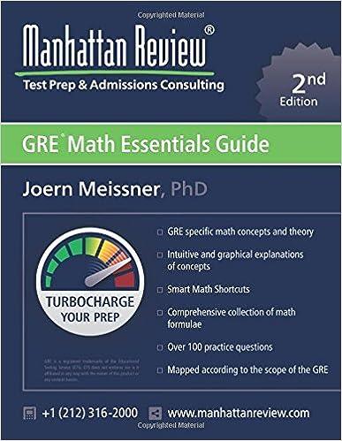 gre math essentials guide 2nd edition joern meissner, manhattan review 1629260312, 978-1629260310