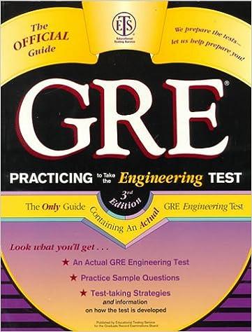 gre practicing to take the engineering test 1st edition educational testing service 0446395773, 978-0446395779