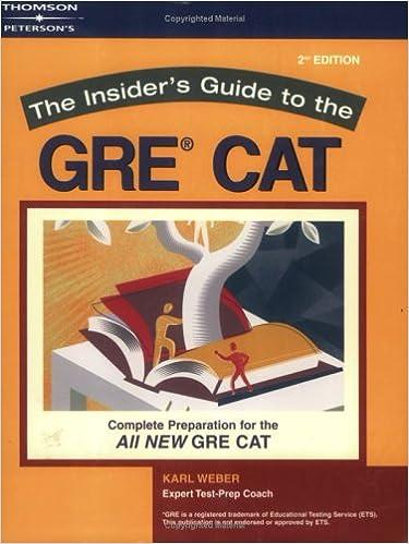 the insiders guide to the gre cat 2nd edition karl weber 0768910951, 978-0768910957