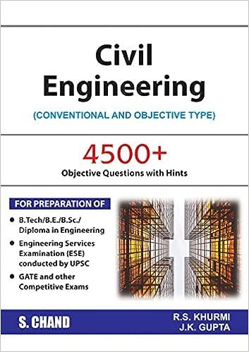 civil engineering conventional and objective type 1st edition r. s. khurmi, j.k. gupta 812192605x,