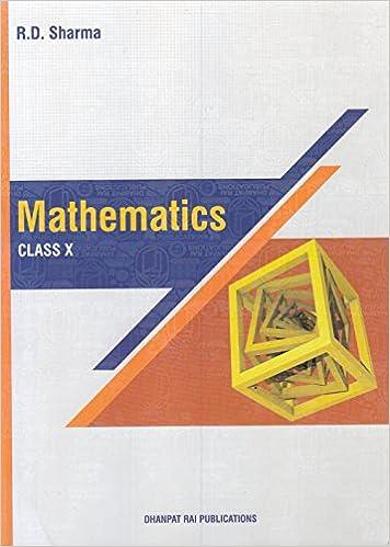 mathematics for class 10 1st edition r.d. sharma 8193647920, 978-8193647929