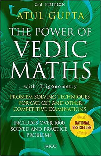 the power of vedic maths with trigonometry problem solving techniques for cat cet and other competitive