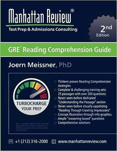gre reading comprehension guide 2nd edition joern meissner, manhattan review 1629260398, 978-1629260396