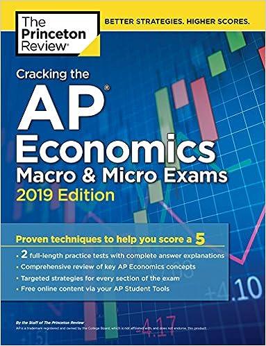 cracking the ap economics macro and micro exams 1st edition the princeton review 1524758027, 978-1524758028