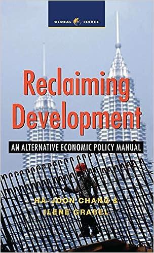 reclaiming development an alternative economic policy manual 1st edition ha-joon chang, ilene grabel