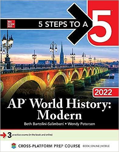 5 steps to a 5 ap world history modern 2022 2022 edition beth bartolini-salimbeni, wendy petersen 1264268076,