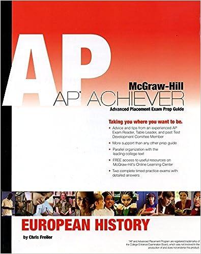 ap achiever advanced placement exam preparation guide for european history 1st edition chris freiler