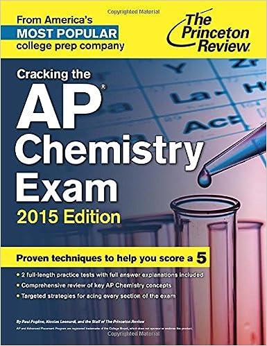 cracking the ap chemistry exam 2015 2015 edition the princeton review 0804125120, 978-0804125123