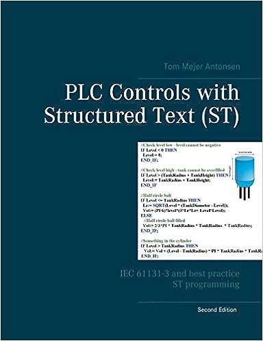 plc controls with structured text st 1st edition tom mejer antonsen 8743002412, 978-8743002413
