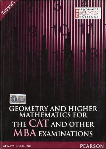 geometry and higher mathematics for the cat and other mba examinations 1st edition time 8131773779,