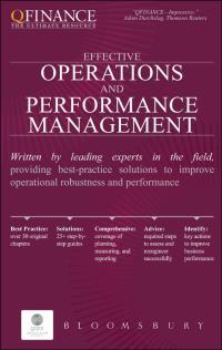 effective operations and performance management 1st edition bloomsbury publishing 1849300070, 9781849300070