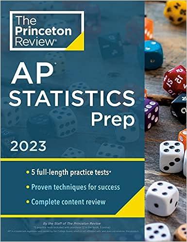 the princeton review ap statistics prep 2023 2023 edition the princeton review 0593450892, 978-0593450895