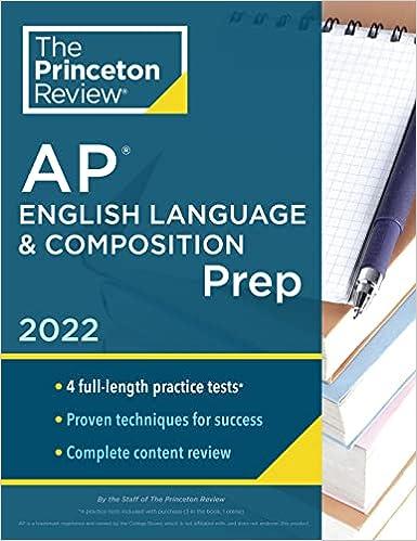 the princeton review ap english language and composition prep 2022 2022 edition the princeton review