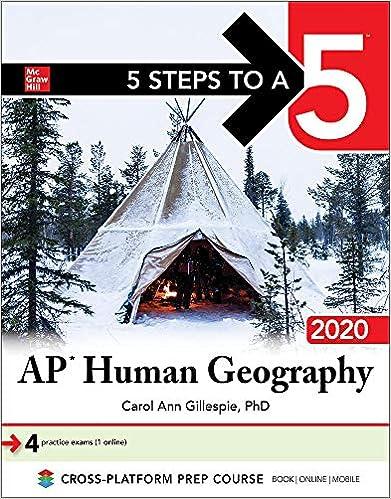 5 steps to a 5 ap human geography 2020 2020 edition carol ann gillespie 1260455777, 978-1260455779