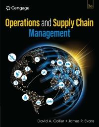 operations and supply chain management 3rd edition david a. collier; james evans 0357901649, 9780357901649