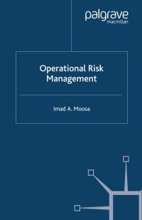 operational risk management 1st edition i. moosa 0230506445, 9780230506442