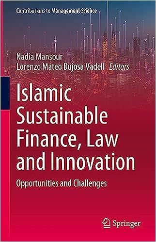 islamic sustainable finance law and innovation opportunities and challenges 1st edition nadia mansour,