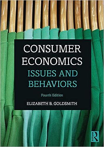 consumer economics issues and behaviors 4th edition elizabeth b. goldsmith 0367422883, 978-0367422882