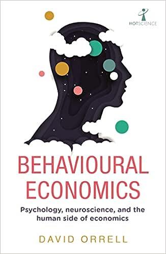 behavioural economics psychology neuroscience and the human side of economics 1st edition david orrell