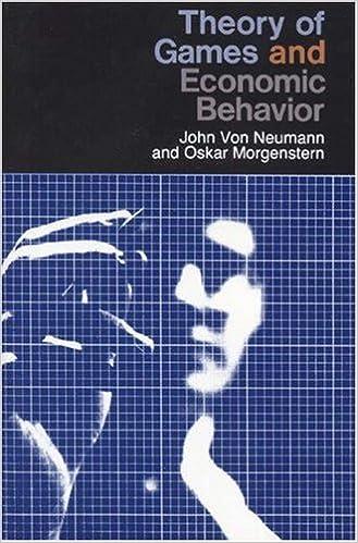theory of games and economic behavior 3rd edition oskar morgenstern, john von neumann 0691003629,
