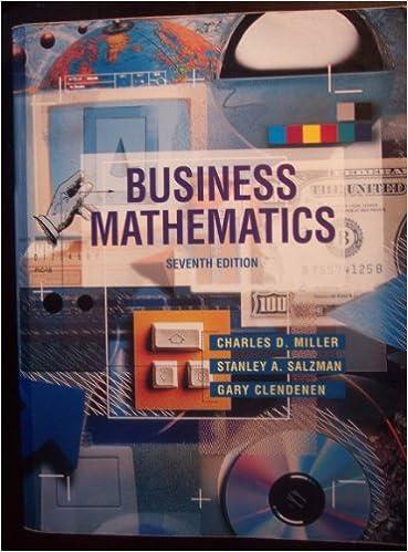 business mathematics 7th edition stanley a. salzman 0673995518, 978-0673995513