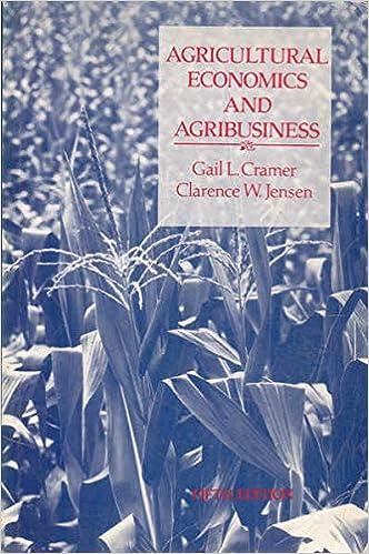 agricultural economics and agribusiness 5th edition gail l. cramer 0471532517, 978-0471532514
