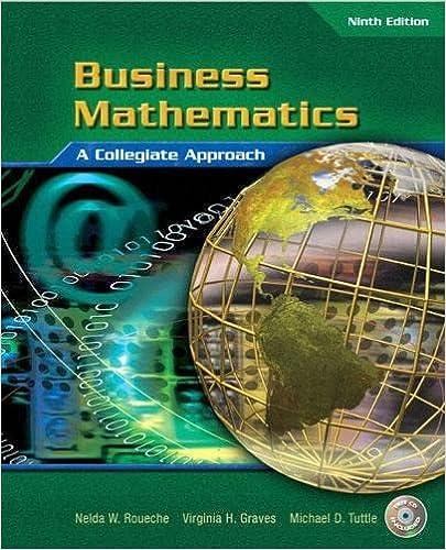 business mathematics 9th edition nelda roueche, virginia graves, michael tuttle 0131140140, 978-0131140141