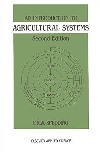 an introduction to agricultural systems 2nd edition c. r. w. spedding 1851661913, 978-1851661916