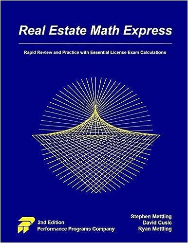 real estate math express rapid review and practice with essential license exam calculations 2nd edition