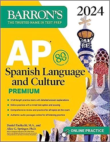 barrons ap spanish language and culture premium 2024 2024 edition daniel paolicchi, alice g. springer
