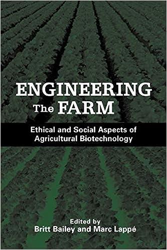 engineering the farm the social and ethical aspects of agricultural biotechnology 2nd edition marc lappe