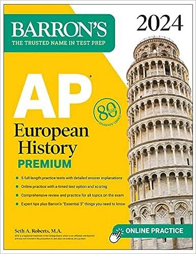 ap european history premium 2024 2024 edition seth a. roberts 1506287778, 978-1506287775