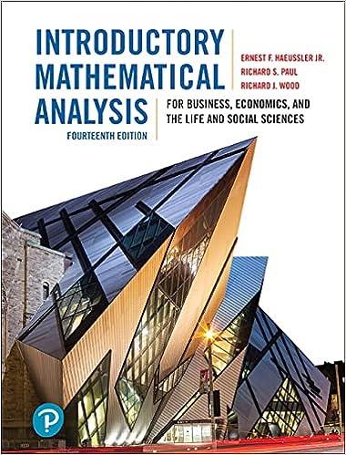 introductory mathematical analysis for business economics and the life and social sciences 14th edition