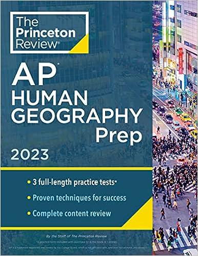 the princeton review ap human geography prep 2023 2023 edition the princeton review 0593450825, 978-0593450826