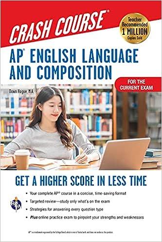 ap english language and composition crash course 3rd edition dawn hogue 0738612723, 978-0738612720
