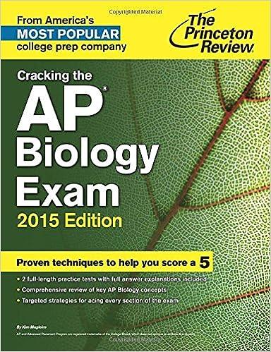 cracking the ap biology exam 2015 2015 edition the princeton review 0804125244, 978-0804125246