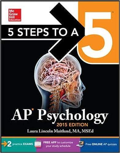 5 steps to a 5 ap psychology 2015 2015 edition laura maitland 0071839097, 978-0071839099